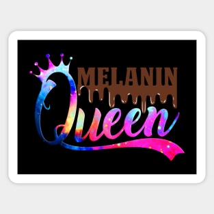 Melanin Queen African American Strong Black Woman Sticker